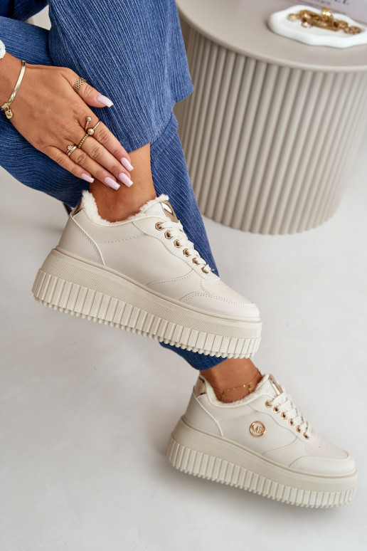 Sneakers tüüpi jalanõud spordijalatsid Pealiste omad voodriga Sellel onssiivsel tallal beeži värvi Ardiela Sneakers tüüpi jalanõud spordijalatsid Pealiste omad voodriga Sellel onssiivsel tallal beeži värvi Ardiela