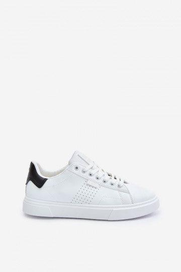 vabaaja jalanõud Sneakers tüüpi jalanõud meestele eko-nahast Big Star OO174115 valget värvi 2
