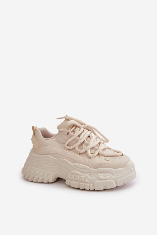 Sneakers tüüpi jalanõud Pealiste omad Sellel onssiivsel tallal Elevandiluu värvi Nevela Sneakers tüüpi jalanõud Pealiste omad Sellel onssiivsel tallal Elevandiluu värvi Nevela