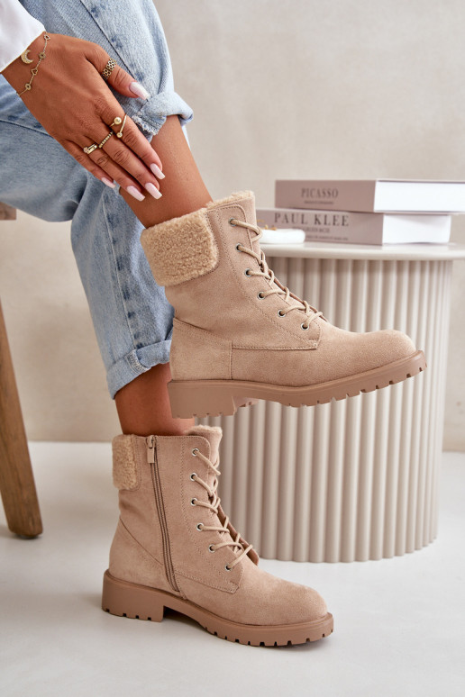 Pealiste omad voodriga saapad Lossi juurde beeži värvi Mivael Pealiste omad voodriga saapad Lossi juurde beeži värvi Mivael