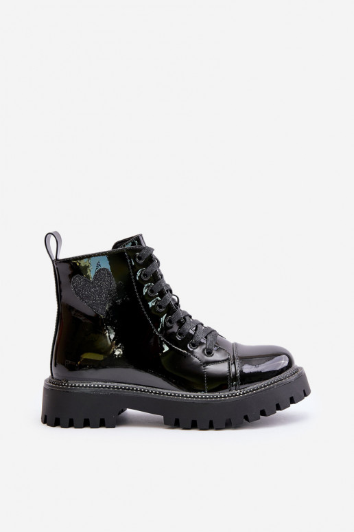 Laque Pealiste poolsaapad Lossi juurde Koos Ornate Heartsm msuud Obeena