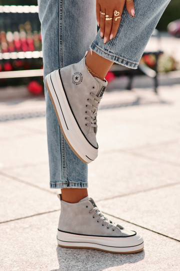 voodriga naiste saapad platvormiga Eko Pealhk Big Star OO274069 Sinist värvi