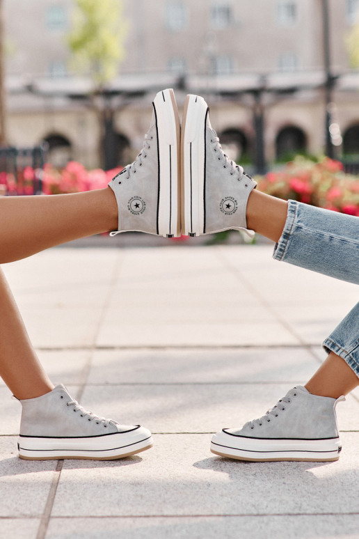 voodriga naiste saapad platvormiga Eko Pealhk Big Star OO274069 Sinist värvi