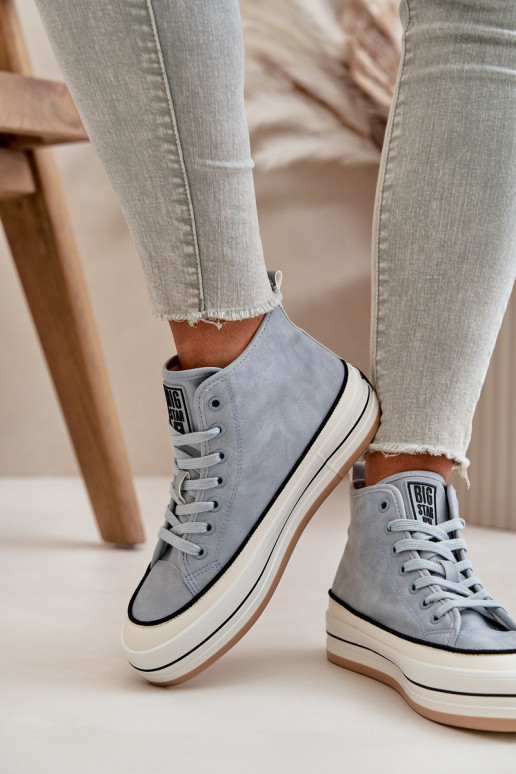 voodriga naiste saapad platvormiga Eko Pealhk Big Star OO274069 Sinist värvi