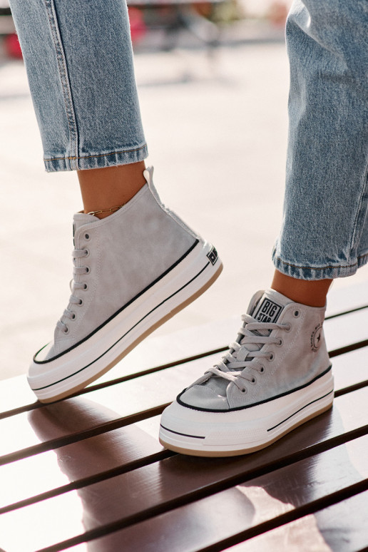 voodriga naiste saapad platvormiga Eko Pealhk Big Star OO274069 Sinist värvi