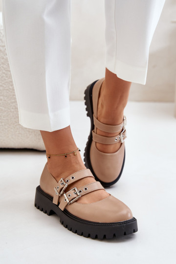 jalatsid Pealiste omad Triipudega Eko Pealhk beeži värvi Terione 2