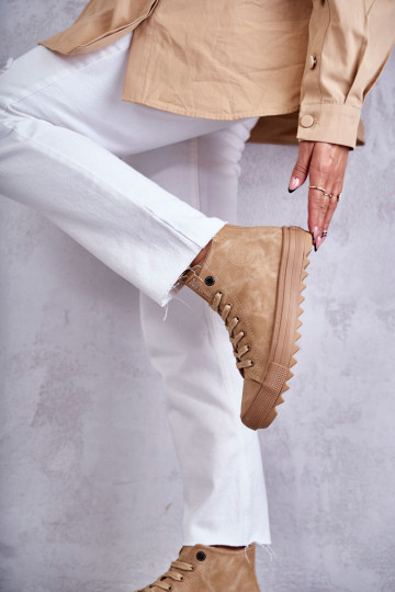 naiste saapad Big Star Kõrge voodriga pruunid värvi GG274072 2