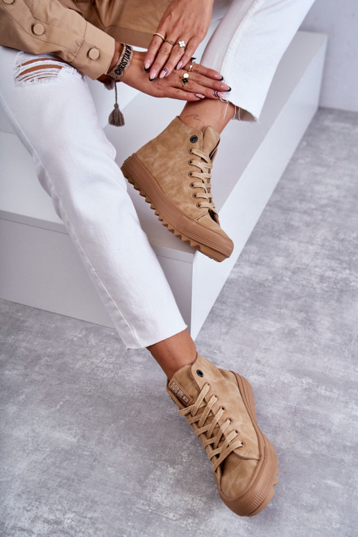 naiste saapad Big Star Kõrge voodriga pruunid värvi GG274072