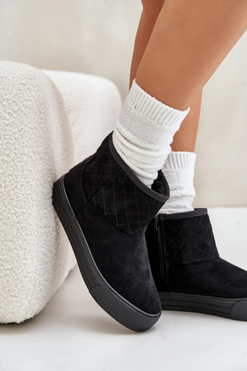 Pealiste poolsaapad nööpidega lumesaapad Lossi juurde voodriga karusnahaga Big Star OO274A522 msuud