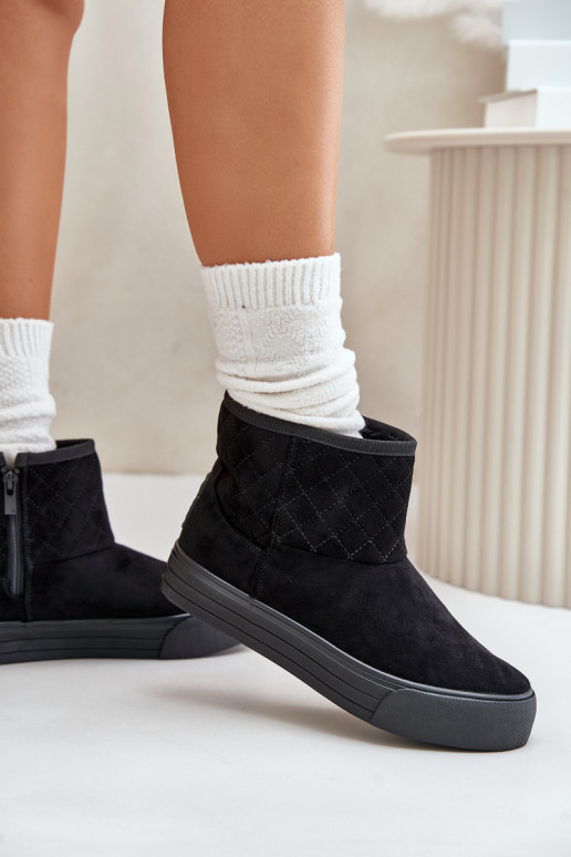 Pealiste poolsaapad nööpidega lumesaapad Lossi juurde voodriga karusnahaga Big Star OO274A522 msuud Pealiste poolsaapad nööpidega lumesaapad Lossi juurde voodriga karusnahaga Big Star OO274A522 msuud