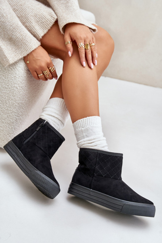 Pealiste poolsaapad nööpidega lumesaapad Lossi juurde voodriga karusnahaga Big Star OO274A522 msuud Pealiste poolsaapad nööpidega lumesaapad Lossi juurde voodriga karusnahaga Big Star OO274A522 msuud