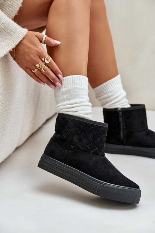 Pealiste poolsaapad nööpidega lumesaapad Lossi juurde voodriga karusnahaga Big Star OO274A522 msuud Pealiste poolsaapad nööpidega lumesaapad Lossi juurde voodriga karusnahaga Big Star OO274A522 msuud