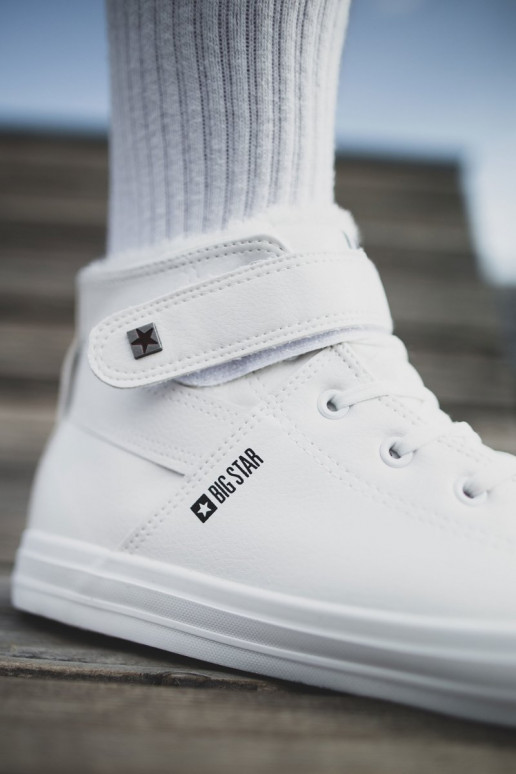 Tavalised meeste jalanõud Big Star voodriga valget värvi Y174024FIN Tavalised meeste jalanõud Big Star voodriga valget värvi Y174024FIN