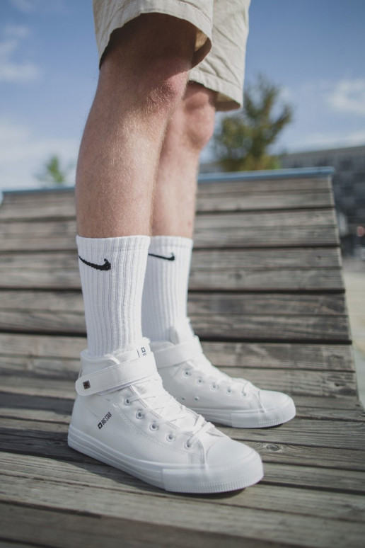 Tavalised meeste jalanõud Big Star voodriga valget värvi Y174024FIN Tavalised meeste jalanõud Big Star voodriga valget värvi Y174024FIN