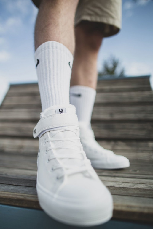 Tavalised meeste jalanõud Big Star voodriga valget värvi Y174024FIN Tavalised meeste jalanõud Big Star voodriga valget värvi Y174024FIN