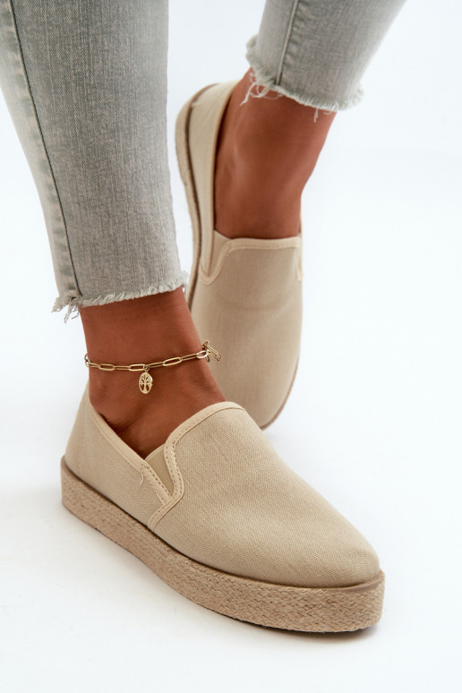 Espadrillid platvormiga beež Naloenma Espadrillid platvormiga beež Naloenma