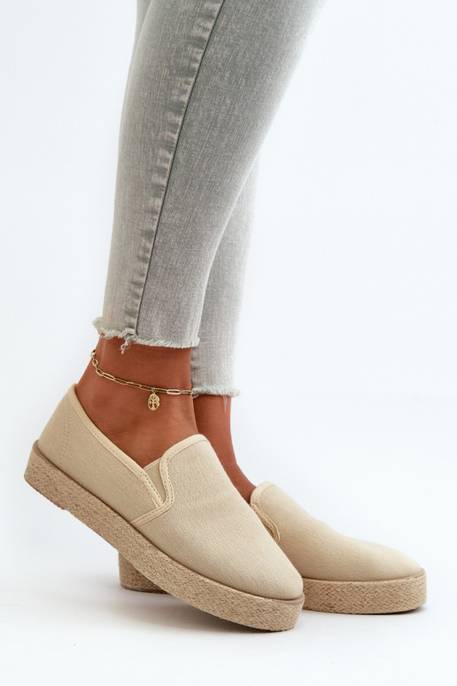 Espadrillid platvormiga beež Naloenma Espadrillid platvormiga beež Naloenma