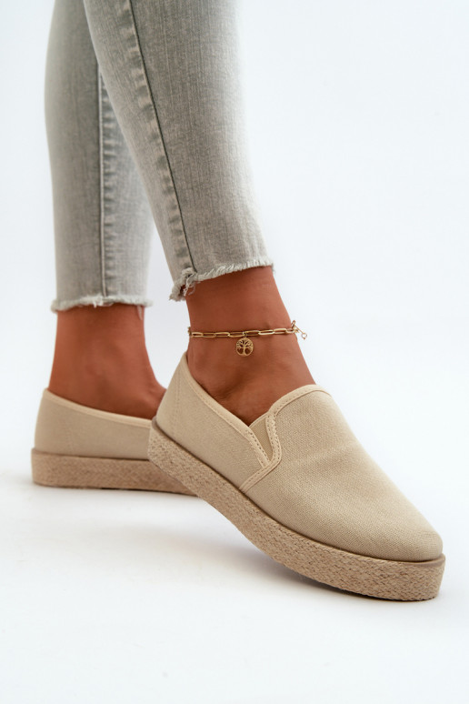 Espadrillid platvormiga beež Naloenma Espadrillid platvormiga beež Naloenma