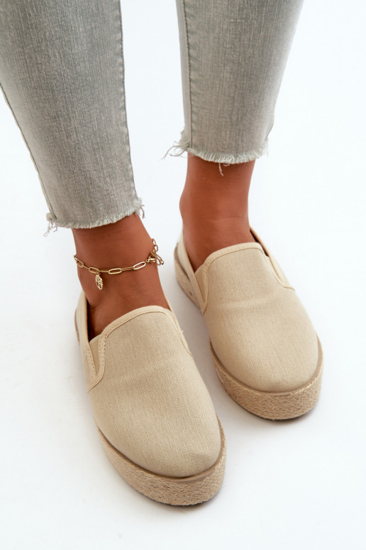 Espadrillid platvormiga beež Naloenma Espadrillid platvormiga beež Naloenma