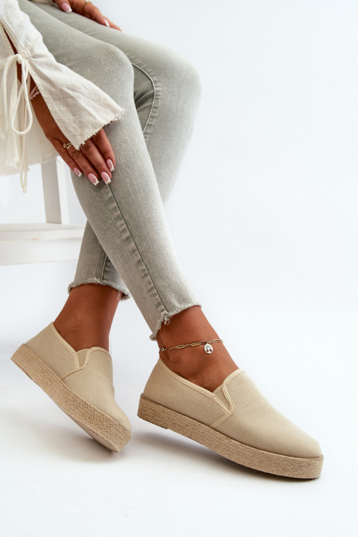 Espadrillid platvormiga beež Naloenma Espadrillid platvormiga beež Naloenma