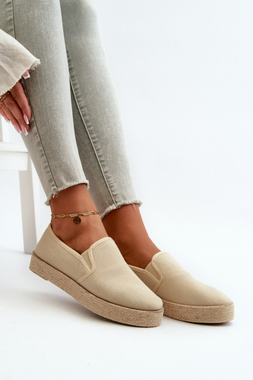 Espadrillid platvormiga beež Naloenma Espadrillid platvormiga beež Naloenma