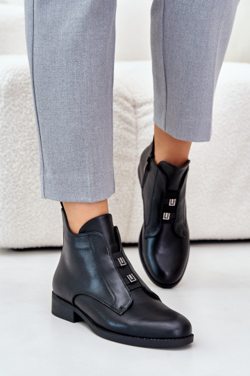 voodriga Pealiste poolsaapad laiade nööridega eko-nahast S.Barski HY42-716 msuud