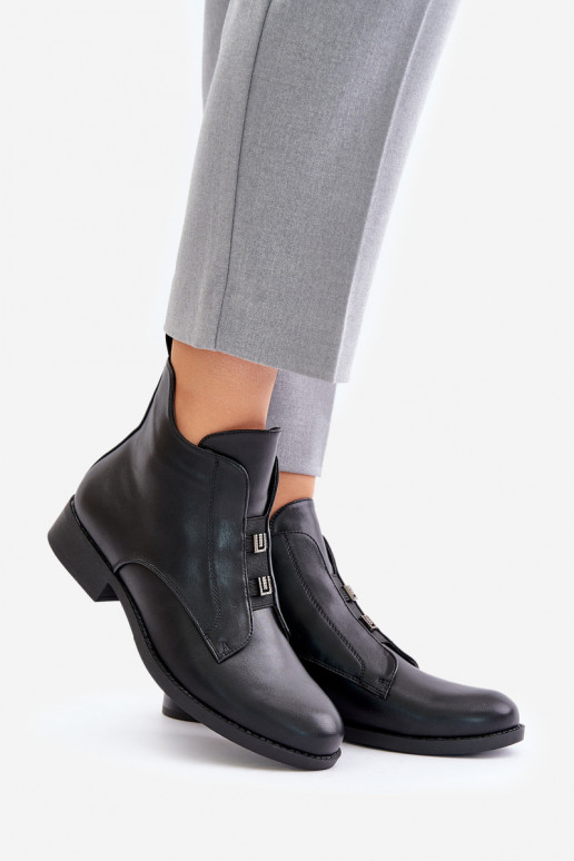 voodriga Pealiste poolsaapad laiade nööridega eko-nahast S.Barski HY42-716 msuud voodriga Pealiste poolsaapad laiade nööridega eko-nahast S.Barski HY42-716 msuud