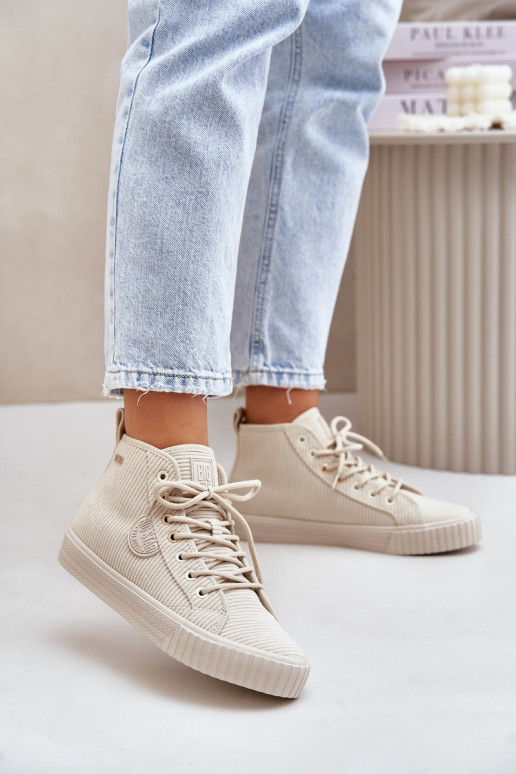 voodriga Velvetist naiste saapad Big Star OO274771 Hi-Poly System beeži värvi voodriga Velvetist naiste saapad Big Star OO274771 Hi-Poly System beeži värvi