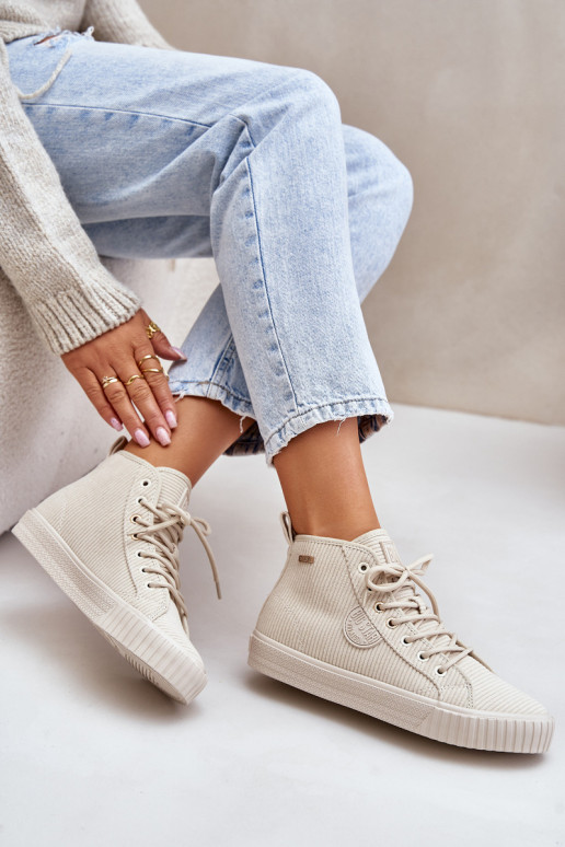 voodriga Velvetist naiste saapad Big Star OO274771 Hi-Poly System beeži värvi voodriga Velvetist naiste saapad Big Star OO274771 Hi-Poly System beeži värvi