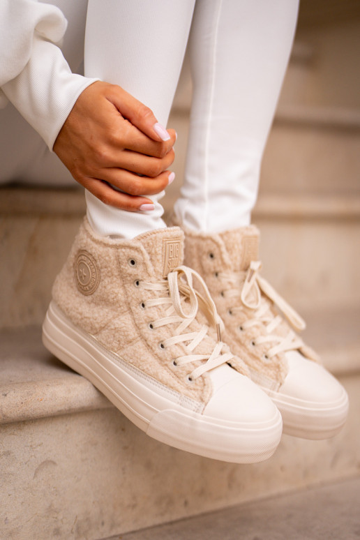 voodriga naiste saapad karusnahaga Typu Baranek Big Star OO274A444 beeži värvi voodriga naiste saapad karusnahaga Typu Baranek Big Star OO274A444 beeži värvi