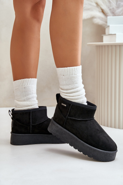 Lumesaapad platvormiga Big Star OO274A099 musta värvi Lumesaapad platvormiga Big Star OO274A099 musta värvi