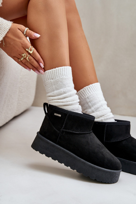 Lumesaapad platvormiga Big Star OO274A099 musta värvi Lumesaapad platvormiga Big Star OO274A099 musta värvi