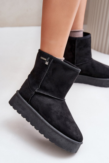 Kõrge nööpidega lumesaapad Pealiste omad platvormiga Big Star OO274898 msuud