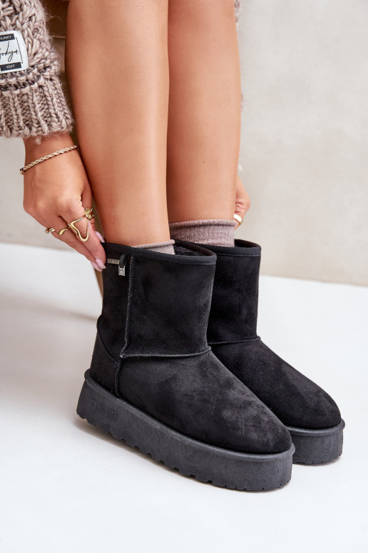 Kõrge nööpidega lumesaapad Pealiste omad platvormiga Big Star OO274898 msuud