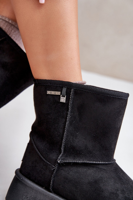 Kõrge nööpidega lumesaapad Pealiste omad platvormiga Big Star OO274898 msuud