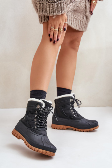 nööpidega lumesaapad Pealiste omad nööritavad karusnahaga Lee Cooper LCJ-24-44-2868 msuud 2