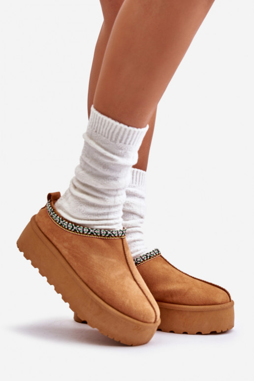 Naiste platvormsussid pruunid Neroma Naiste platvormsussid pruunid Neroma