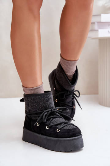 nööpidega lumesaapad saapad koos stiilsete detailidega platvormiga msuud Sellel onvora 2