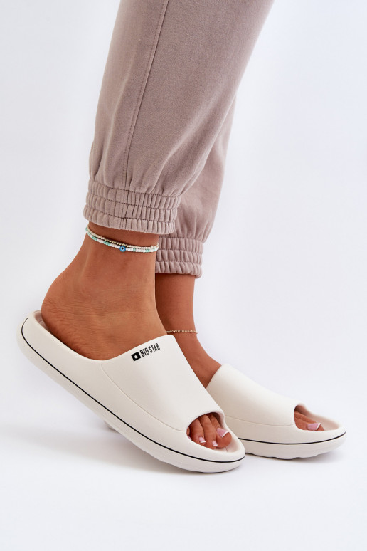 Valgus naiste plätud Big Star NN274A043 valget värvi