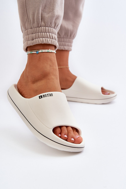Valgus naiste plätud Big Star NN274A043 valget värvi