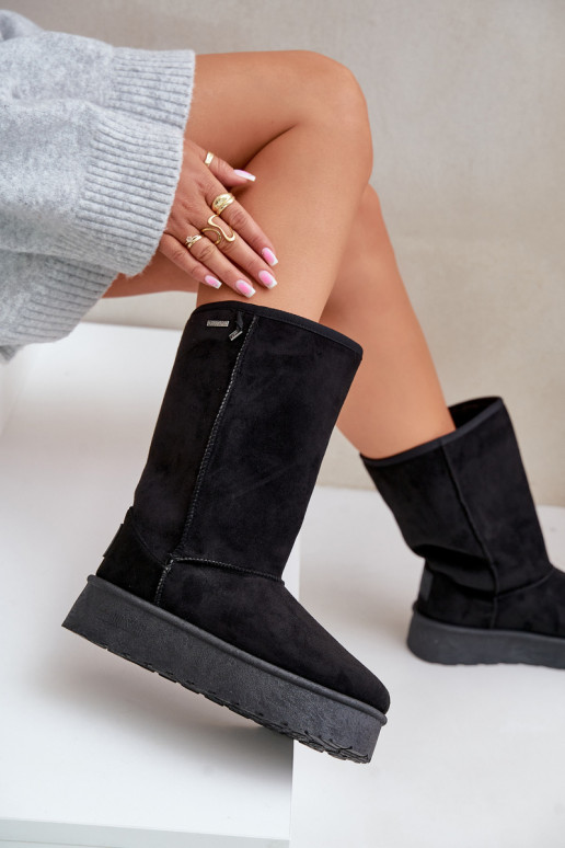 Kõrge nööpidega lumesaapad platvormiga Big Star OO274895 msuud