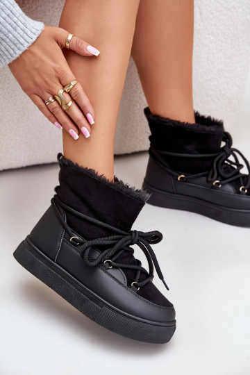 nööpidega lumesaapad Pealiste omad platvormiga voodriga karusnahaga msuud Aziara