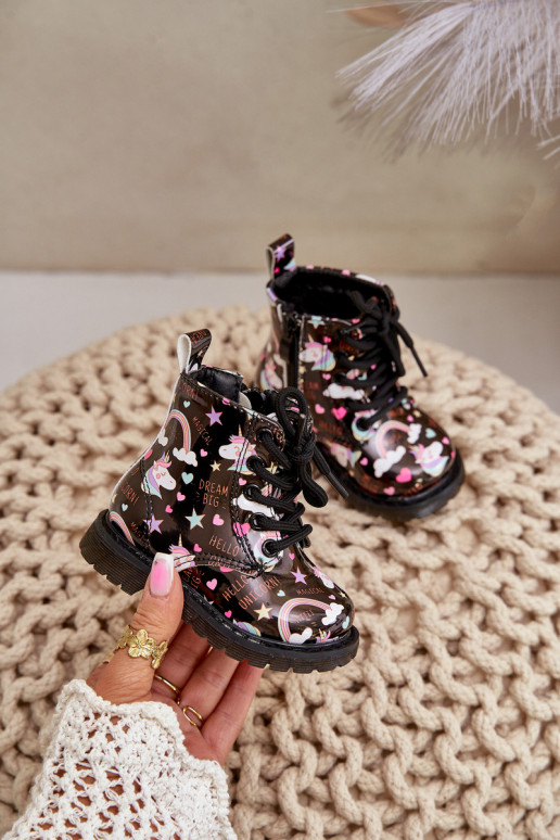 Laste jalanõud tõmblukuga Ükssarved msuud Tiptop Laste jalanõud tõmblukuga Ükssarved msuud Tiptop