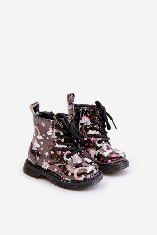 Laste jalanõud tõmblukuga Ükssarved msuud Tiptop Laste jalanõud tõmblukuga Ükssarved msuud Tiptop