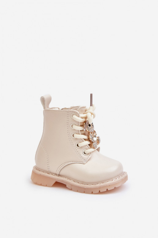 voodriga Pealiste poolsaapad Laste jalanõud Koos Karuga Lossi juurde beeži värvi Enchanta voodriga Pealiste poolsaapad Laste jalanõud Koos Karuga Lossi juurde beeži värvi Enchanta