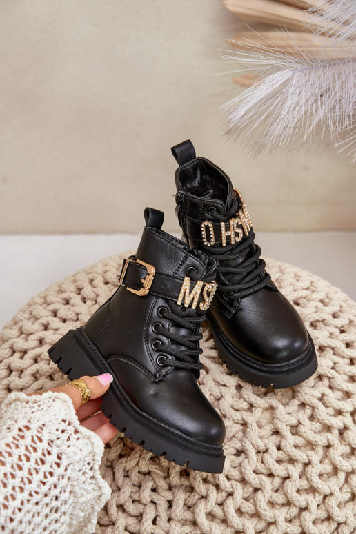 Pealiste poolsaapad Laste Eko Pealhk voodriga dekoreeritud kontsaga msuud Gilian