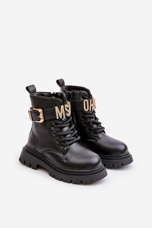 Pealiste poolsaapad Laste Eko Pealhk voodriga dekoreeritud kontsaga msuud Gilian