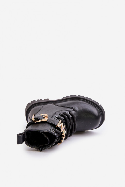 Pealiste poolsaapad Laste Eko Pealhk voodriga dekoreeritud kontsaga msuud Gilian