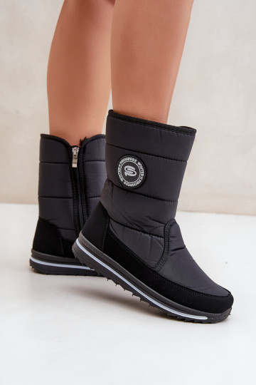 Naiste lumesaapad Progress PROGJ-21-09 musta värvi