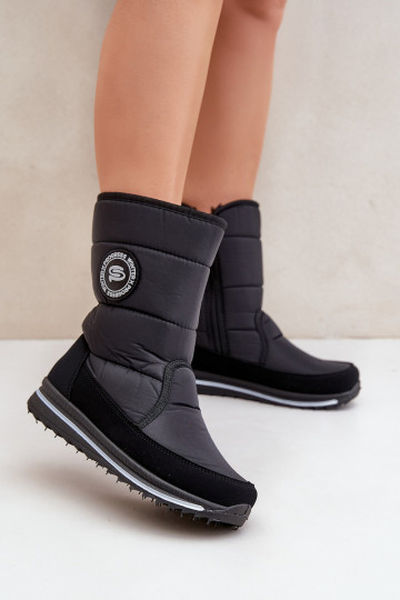 Naiste lumesaapad Progress PROGJ-21-09 musta värvi 2